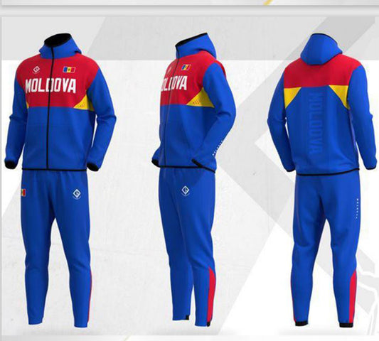 Hooded Track Suit (MOLDOVA) - LImitless Identity Fashion