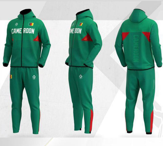 Hooded Track Suit (CAMEROON) - LImitless Identity Fashion