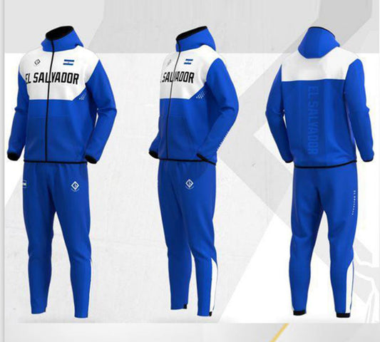 Hooded Track Suit (EL SALVADOOR) - LImitless Identity Fashion