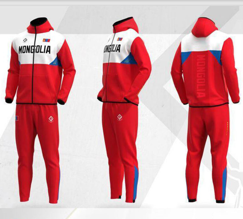 Hooded Track Suit (MONGOLIA) - LImitless Identity Fashion