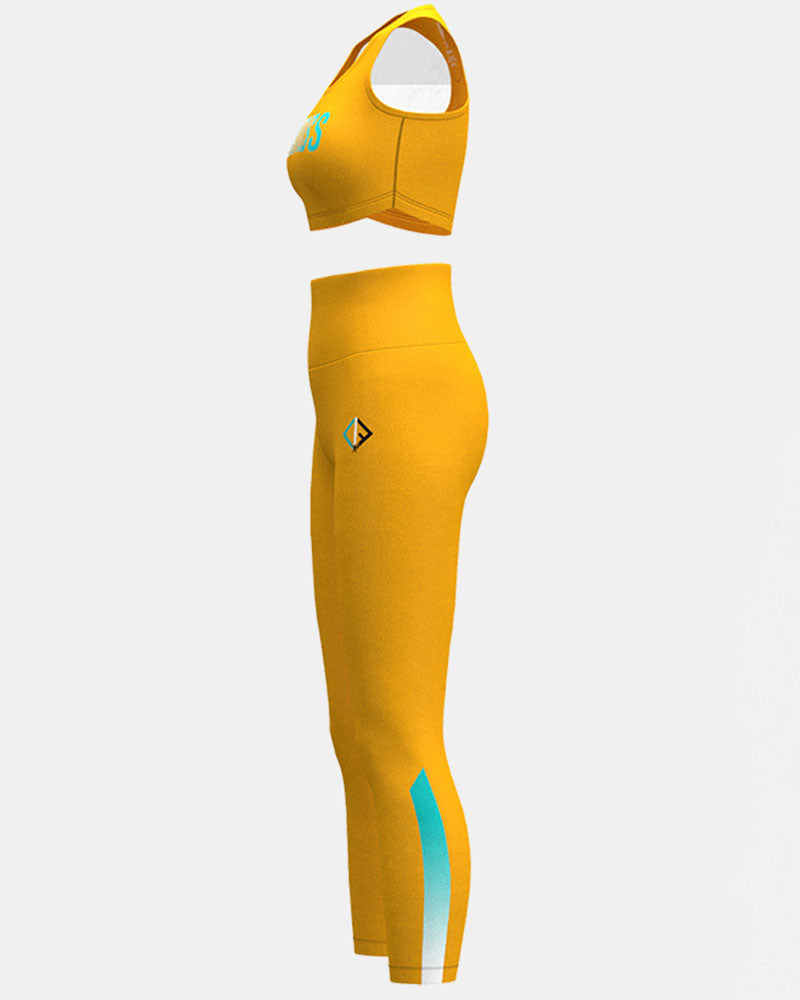 Fitness Set for Women-Yellow - LImitless Identity Fashion