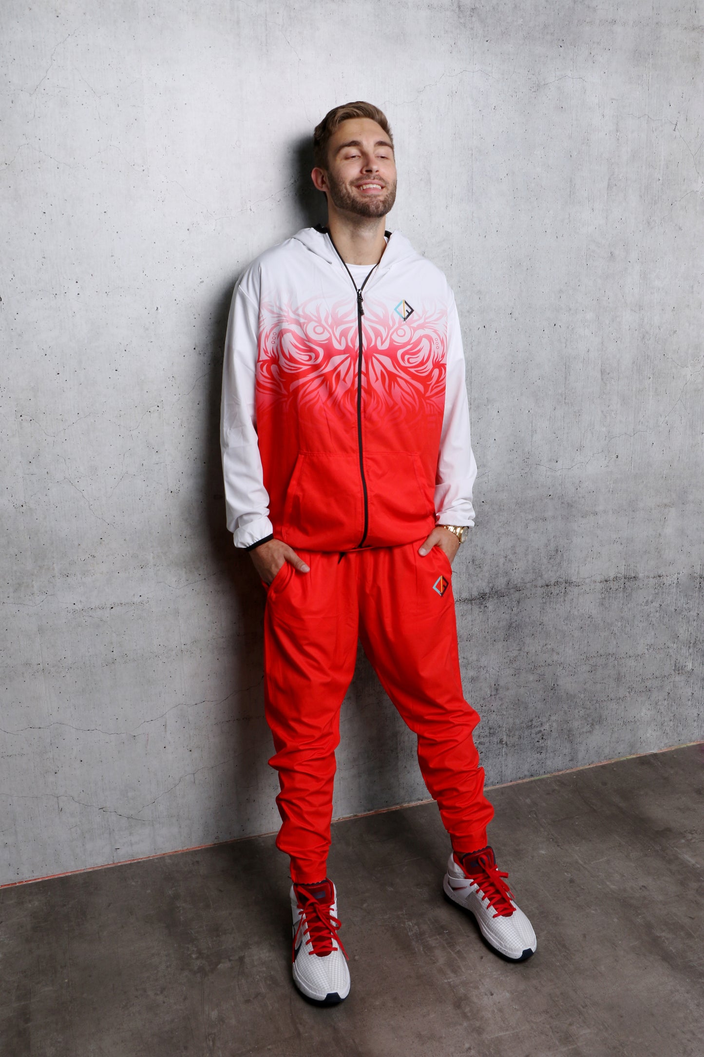 Hybrid Tracksuit with Pattern