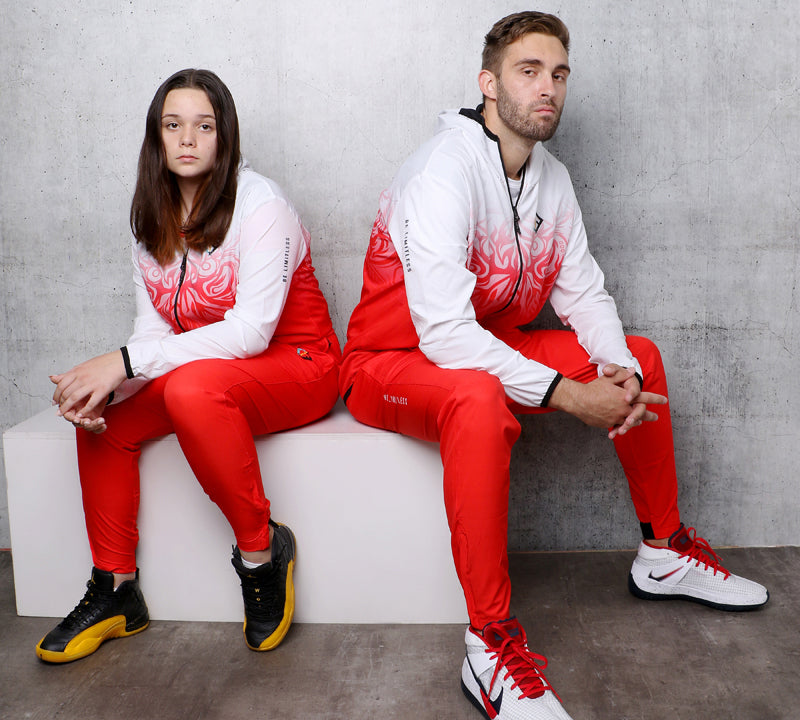 Hybrid Tracksuit with Pattern