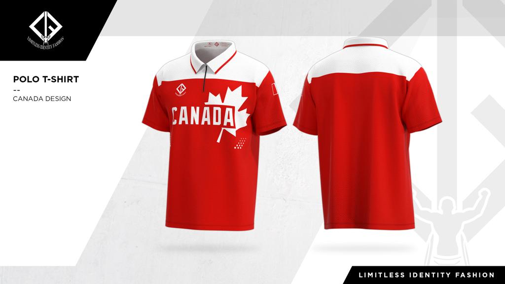 TEAM CANADA COACH POLO T- SHIRT