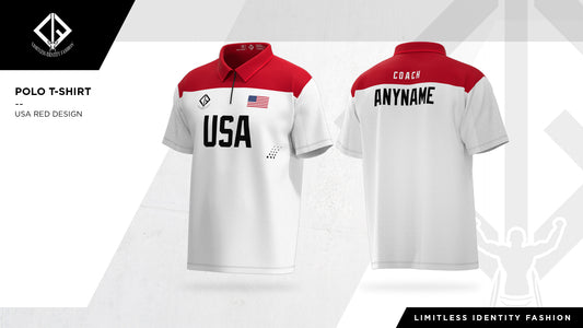 TEAM U.S.A COACH POLO T- SHIRT